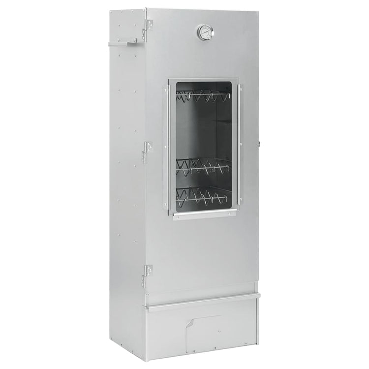 Vidaxl bbq-rookoven met koude rookgenerator gegalvaniseerd staal