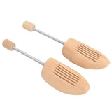 Vidaxl schoenspanners 2 paar eu maat 43-46 massief lotushout - afbeelding 2