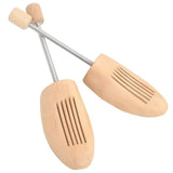 Vidaxl schoenspanners 2 paar eu maat 43-46 massief lotushout - afbeelding 3