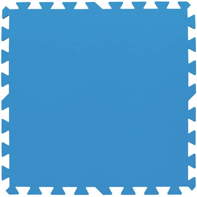 Bestway zwembadbodembeschermers 8 st blauw 58220