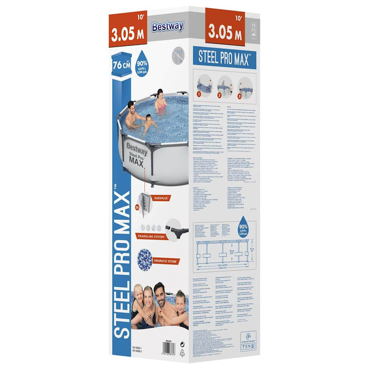 Bestway steel pro max zwembadset 305x76 cm