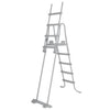 Bestway flowclear zwembadladder met 4 treden 132 cm