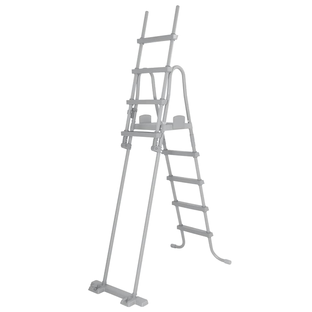 Bestway flowclear zwembadladder met 4 treden 132 cm