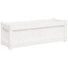 Vidaxl plantenbak 90x31x31 cm massief grenenhout wit