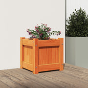 Vidaxl plantenbak 31x31x31 cm massief grenenhout wasbruin - afbeelding 3