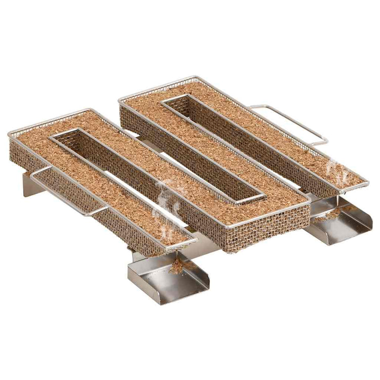 Vidaxl rookgenerator koud 4-zijdig 22,5 cm roestvrij staal