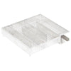 Vidaxl rookgenerator koud 5-kamers 21 cm roestvrij staal