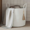 Vidaxl opbergmand ø 40x35 cm katoen wit