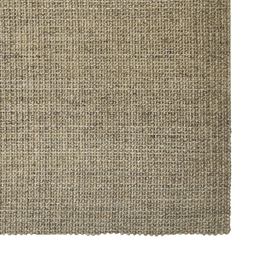 VidaXL Sisalmat voor krabpaal 80x200 cm taupe