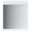 Vidaxl badkamerspiegel met schap berg 60x12x70 cm massief hout wit