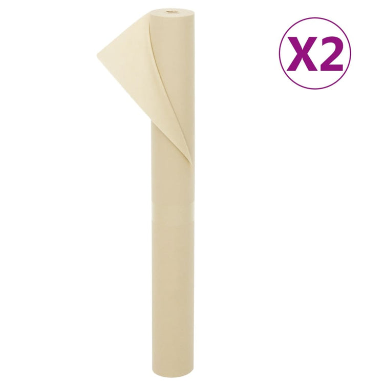 Vidaxl vliesdoek voor planten 2 rollen 70 g m² 10x1,6 m