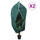 Vidaxl plantenhoezen met ritssluiting 2 st 70 g m² 3,93x3,5 m