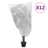 Vidaxl plantenhoezen met trekkoord 12 st 70 g m² 0,8x1 m