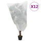 Vidaxl plantenhoezen met trekkoord 12 st 70 g m² 0,8x1 m