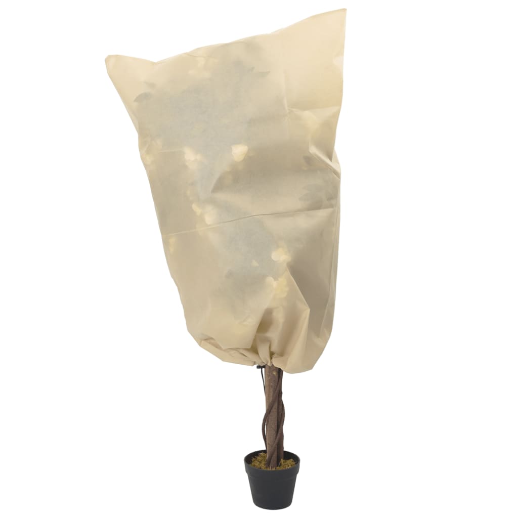 Vidaxl plantenhoezen met trekkoord 12 st 70 g m² 0,8x1,2 m
