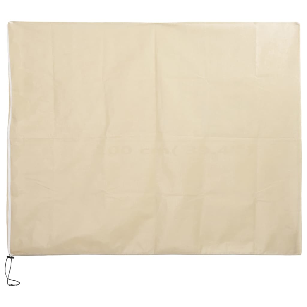 Vidaxl plantenhoezen met ritssluiting 4 st 70 g m² 3,14x2,5 m