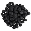 Vidaxl kiezelstenen gepolijst 2-5 cm 25 kg zwart