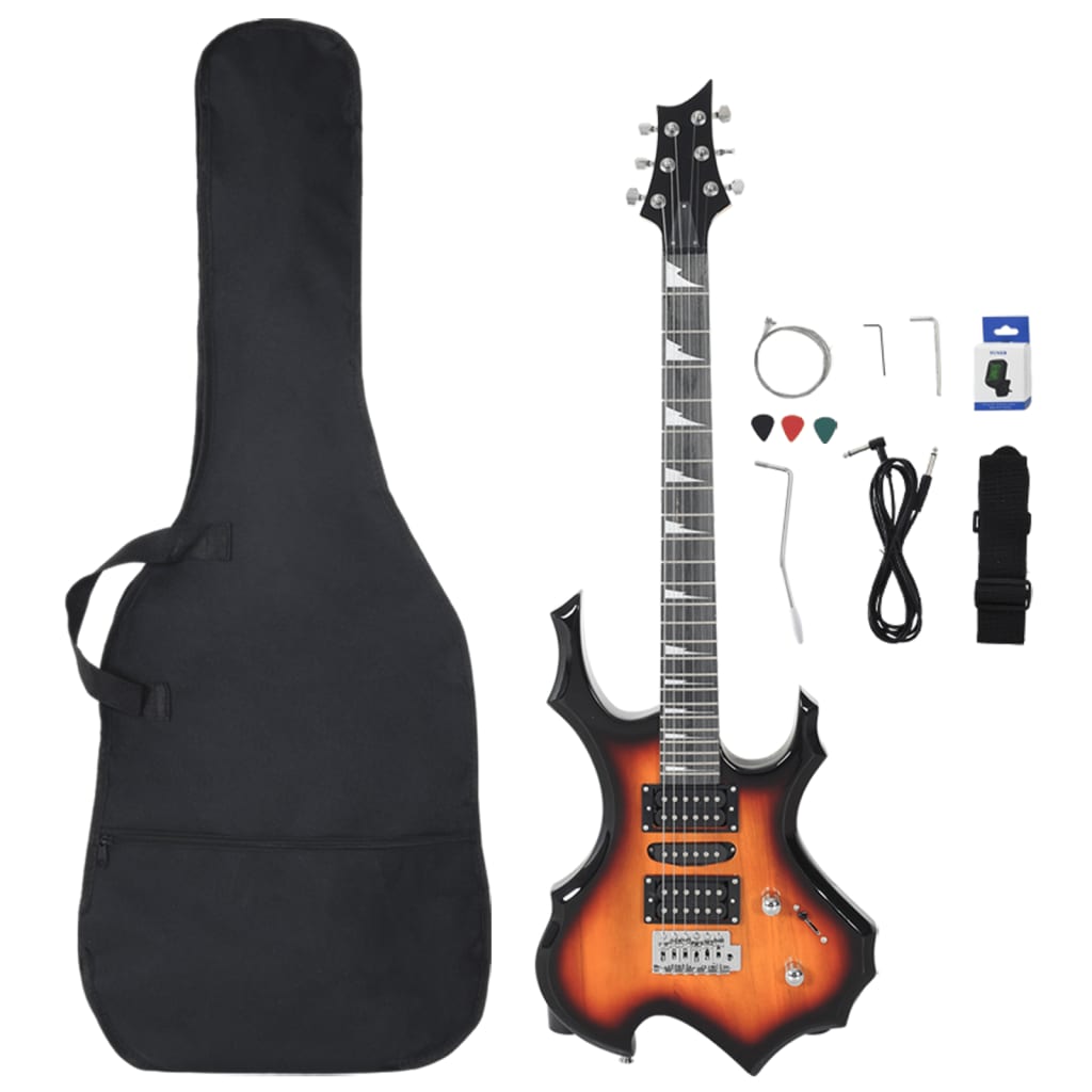 VidaXL Gitaar voor beginners elektrisch met tas 4 4 39 zwart
