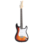 Vidaxl gitaar voor beginners elektrisch met tas 4 4 39 bruin en wit - afbeelding 3