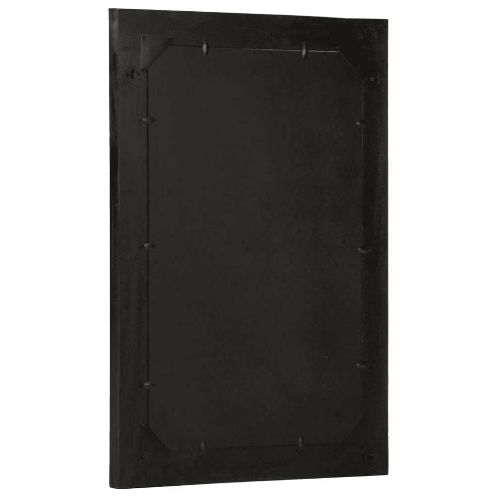 Vidaxl badkamerspiegel 50x70x2,5 cm massief mangohout en glas