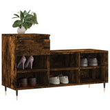 Vidaxl schoenenkast 102x36x60 cm bewerkt hout gerookt eikenkleurig - afbeelding 3