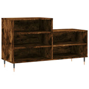 Vidaxl schoenenkast 102x36x60 cm bewerkt hout gerookt eikenkleurig - afbeelding 2