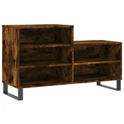 Vidaxl schoenenkast 102x36x60 cm bewerkt hout gerookt eikenkleurig - afbeelding 2