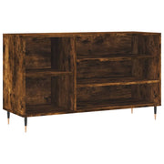 Vidaxl schoenenkast 102x36x60 cm bewerkt hout gerookt eikenkleurig - afbeelding 2