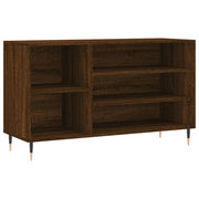 Vidaxl schoenenkast 102x36x60 cm bewerkt hout bruin eikenkleur - afbeelding 2