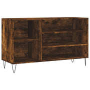 Vidaxl schoenenkast 102x36x60 cm bewerkt hout gerookt eikenkleurig - afbeelding 2