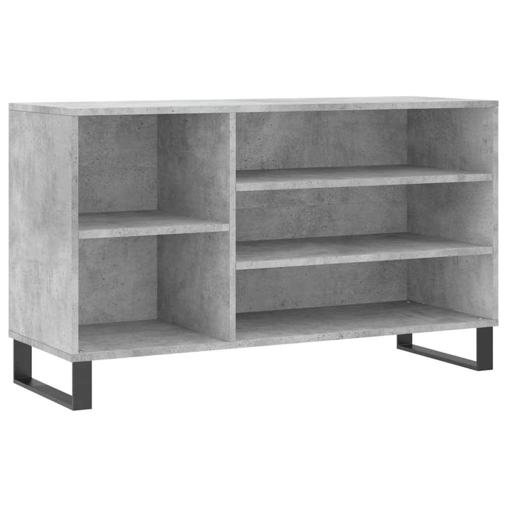 Vidaxl schoenenkast 102x36x60 cm bewerkt hout betongrijs