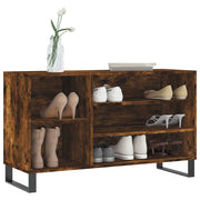 Vidaxl schoenenkast 102x36x60 cm bewerkt hout gerookt eikenkleurig - afbeelding 3