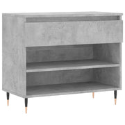 Vidaxl schoenenkast 70x36x60 cm bewerkt hout betongrijs - afbeelding 2