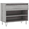 Vidaxl schoenenkast 70x36x60 cm bewerkt hout sonoma grijs