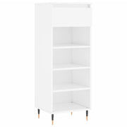 Vidaxl schoenenkast 40x36x105 cm bewerkt hout hoogglans wit - afbeelding 2
