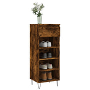 Vidaxl schoenenkast 40x36x105 cm bewerkt hout gerookt eikenkleurig - afbeelding 3
