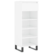 Vidaxl schoenenkast 40x36x105 cm bewerkt hout hoogglans wit - afbeelding 2