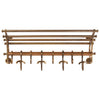 Vidaxl bagagerek met kleerhangers wandmontage aluminium