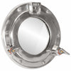 Vidaxl wandspiegel patrijspoort ø23 cm aluminium en glas