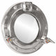 Vidaxl wandspiegel patrijspoort ø23 cm aluminium en glas