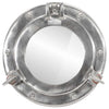 Vidaxl wandspiegel patrijspoort ø23 cm aluminium en glas
