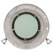 Vidaxl wandspiegel patrijspoort ø30 cm aluminium en glas - afbeelding 3