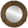 Vidaxl wandspiegel patrijspoort ø38 cm aluminium en glas
