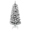 Vidaxl kunstkerstboom met scharnieren en sneeuw 150 cm