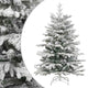 Vidaxl kunstkerstboom met scharnieren en sneeuw 180 cm