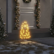 Vidaxl kerstverlichting kerstboom 3 st met grondpinnen 50 led's 30 cm - afbeelding 1