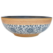 Vidaxl opzetwasbak rond φ41x14 cm keramiek meerkleurig - afbeelding 2