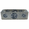 Vidaxl opzetwasbak rechthoekig 46x35,5x13 cm keramiek meerkleurig