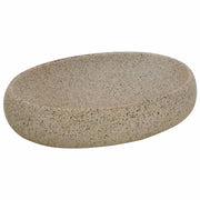 Vidaxl opzetwasbak ovaal 59x40x15 cm keramiek zandkleurig - afbeelding 2