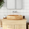 Vidaxl opzetwasbak ovaal 59x40x15 cm keramiek bruin
